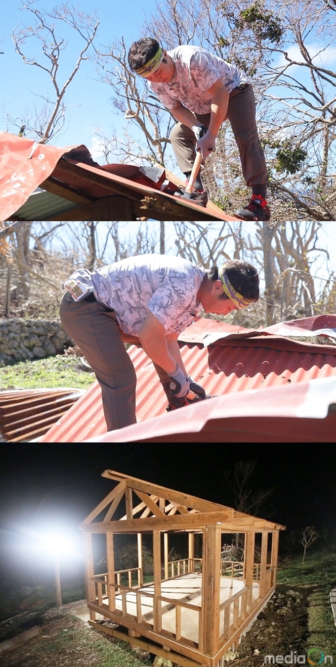 정글의법칙, 김병만, 북마리아나 태풍 피해지역 집수리 나섰다!