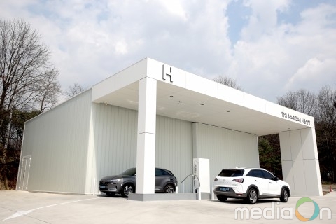 현대자동차, 안성휴게소 수소충전소 개소